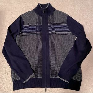 Mens Banana Republic zip up sweater - size L